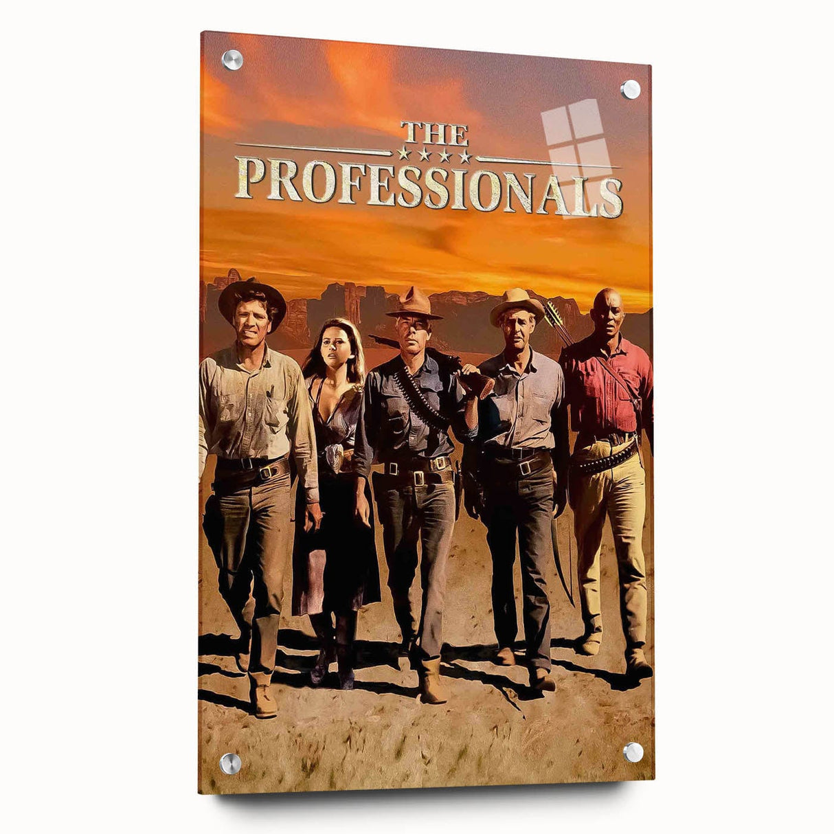 1960s Movie Posters The Professionals Classic Western Vintage Print