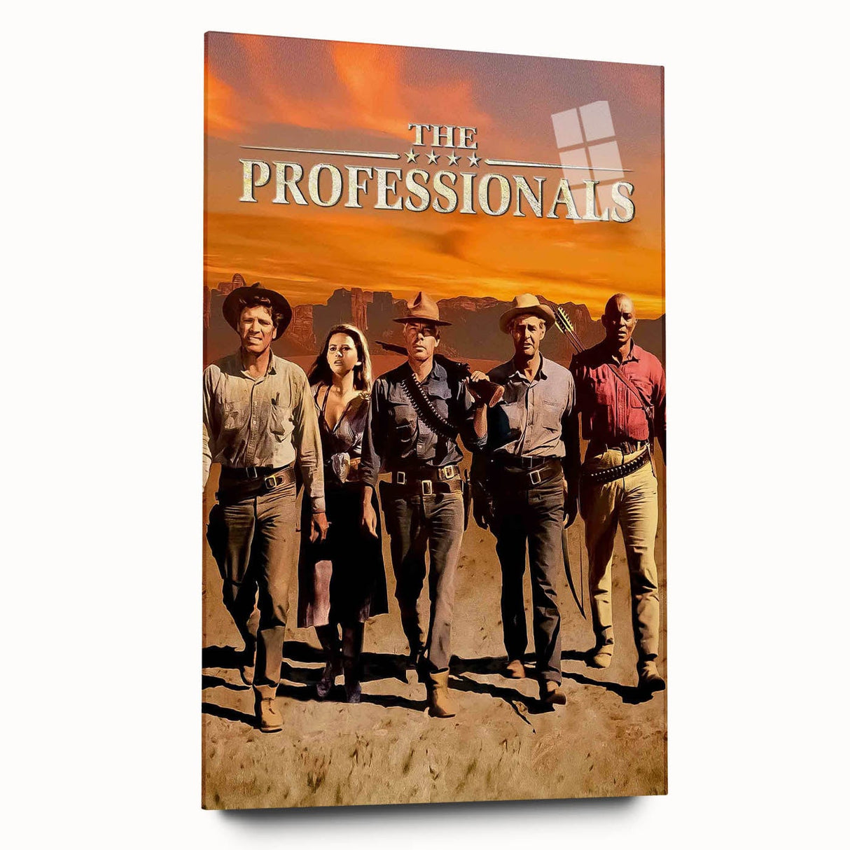 1960s Movie Posters The Professionals Classic Western Vintage Print