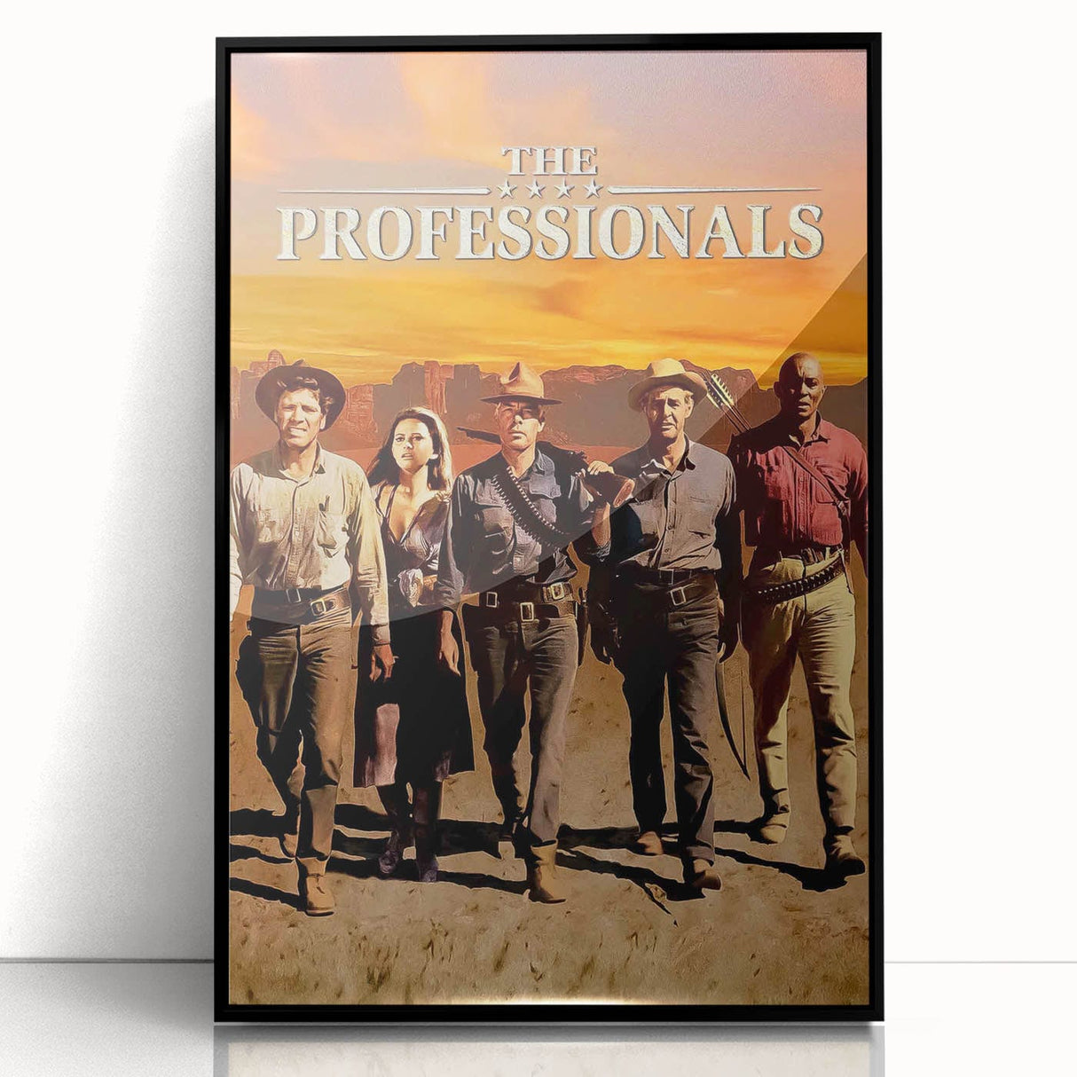 1960s Movie Posters The Professionals Classic Western Vintage Print