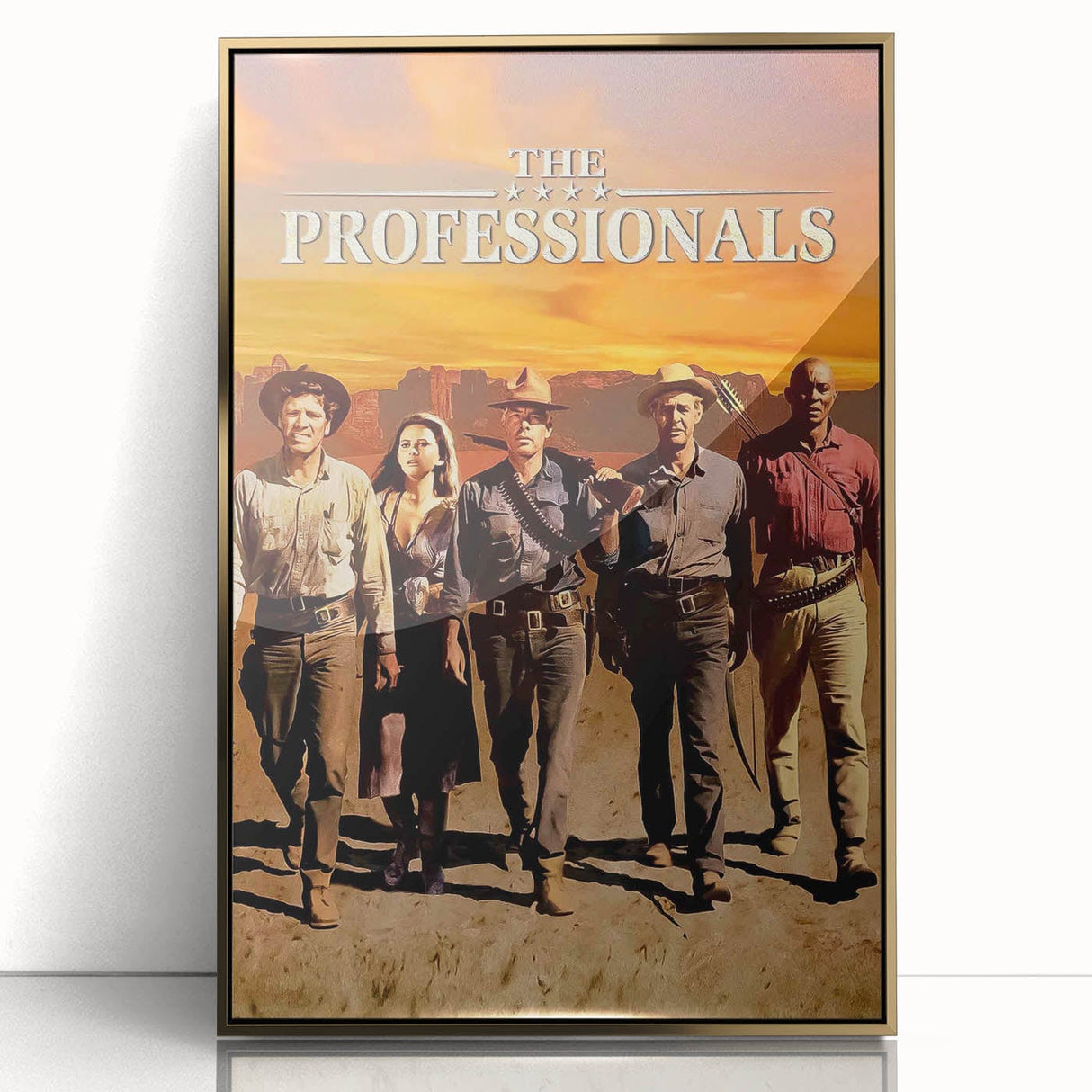1960s Movie Posters The Professionals Classic Western Vintage Print