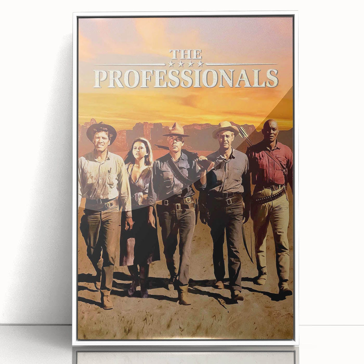 1960s Movie Posters The Professionals Classic Western Vintage Print