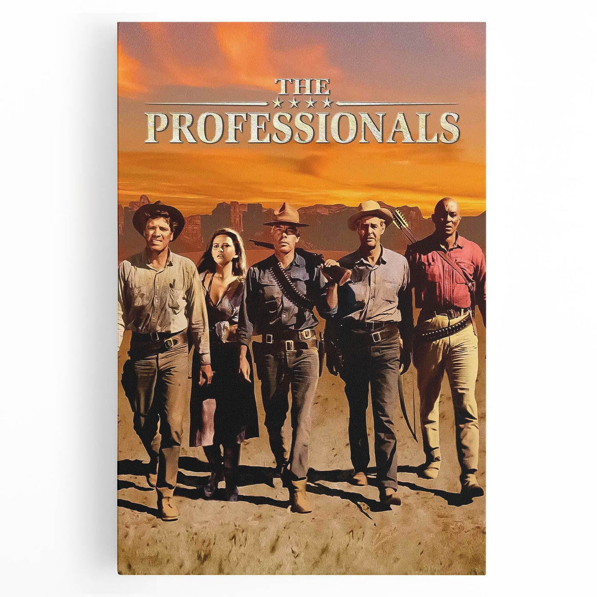 1960s Movie Posters The Professionals Classic Western Vintage Print
