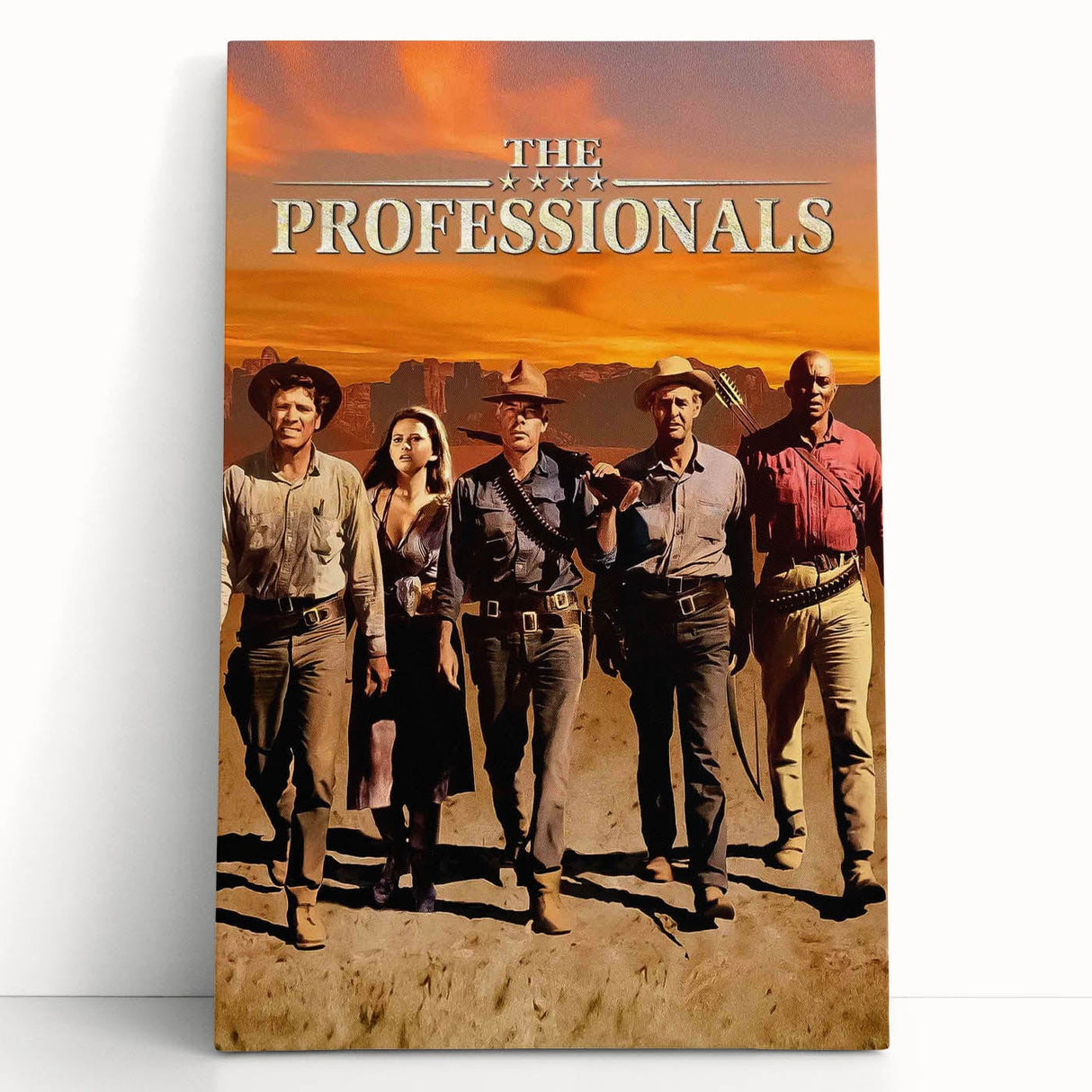 1960s Movie Posters The Professionals Classic Western Vintage Print