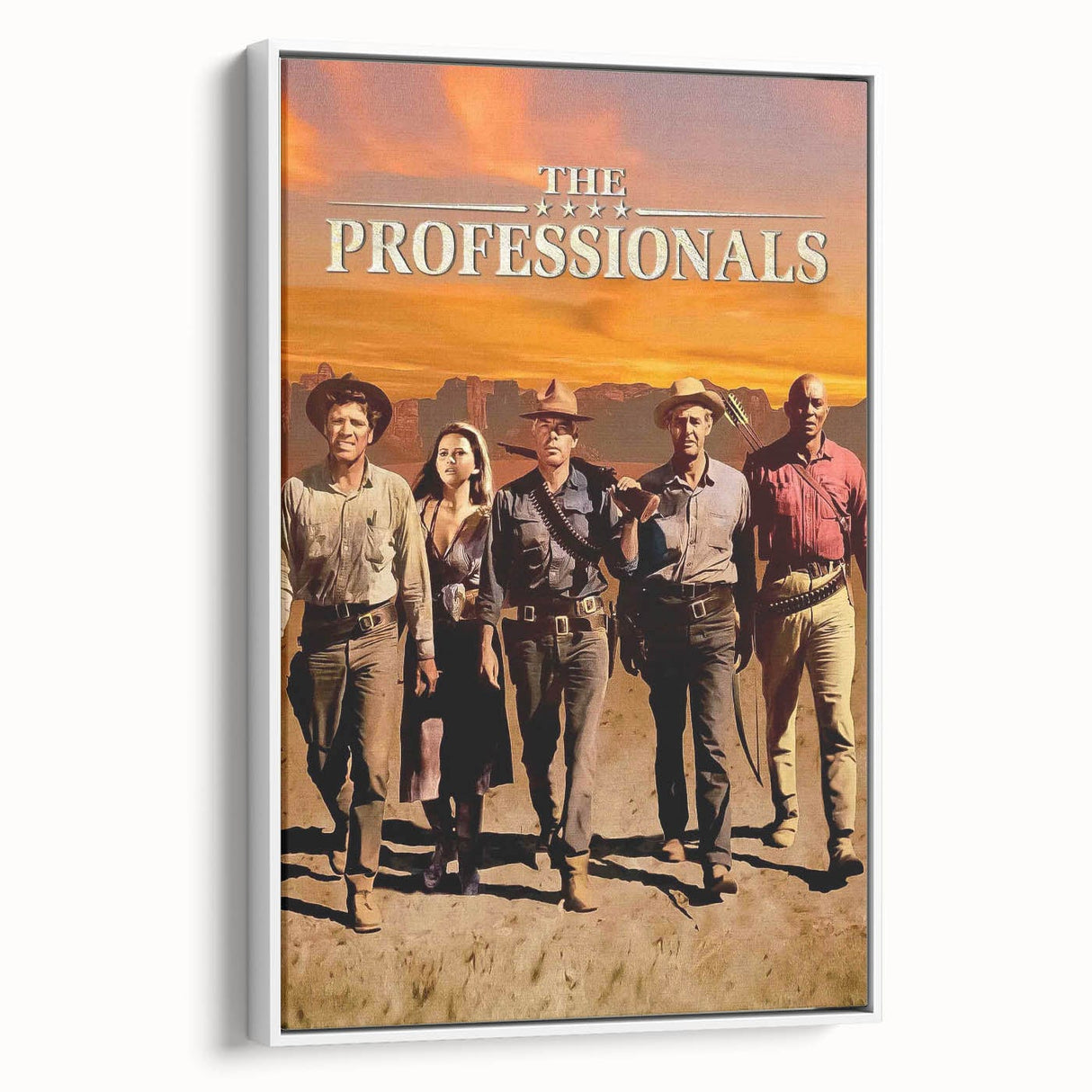 1960s Movie Posters The Professionals Classic Western Vintage Print