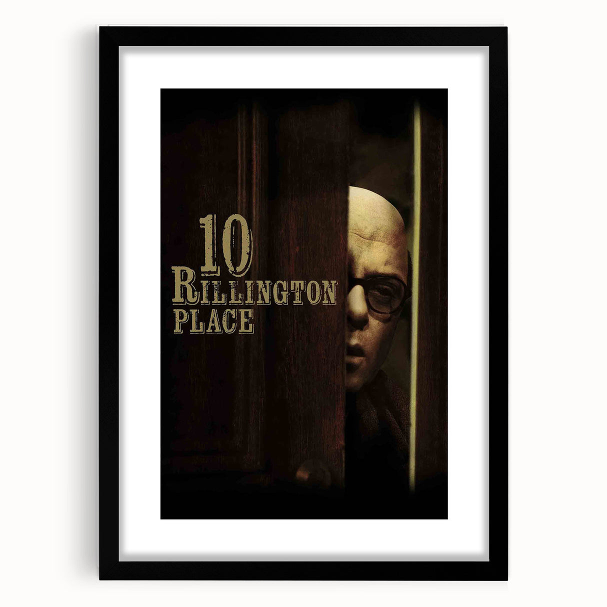 1970s Vintage Movie Poster – Classic 70s Film Art of 10 Rillington Place