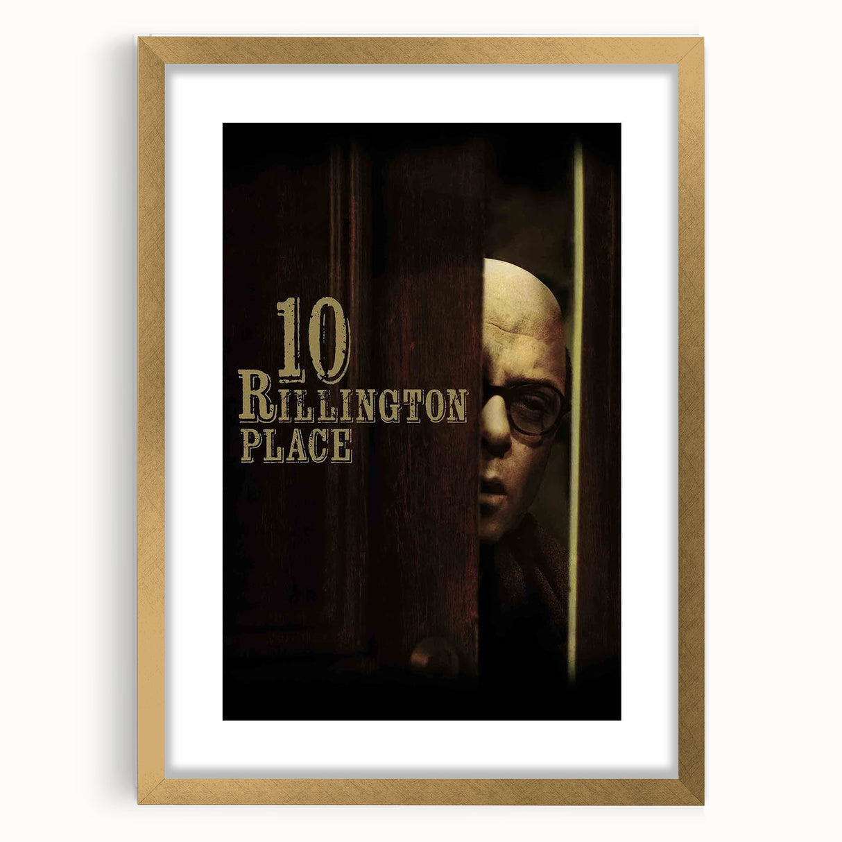 1970s Vintage Movie Poster – Classic 70s Film Art of 10 Rillington Place