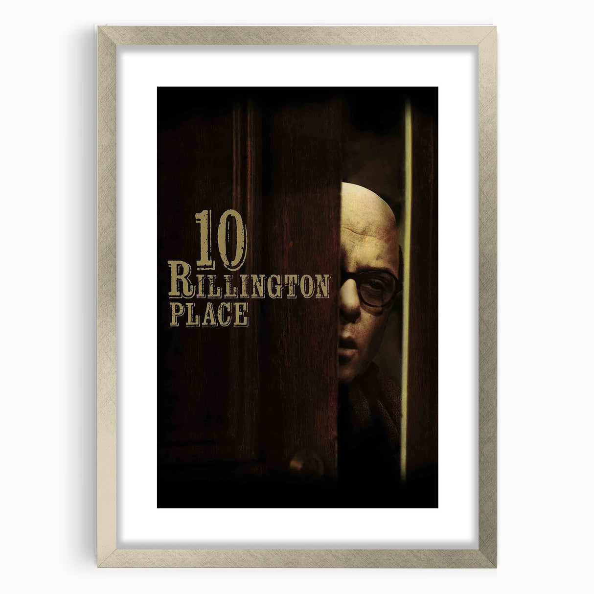 1970s Vintage Movie Poster – Classic 70s Film Art of 10 Rillington Place