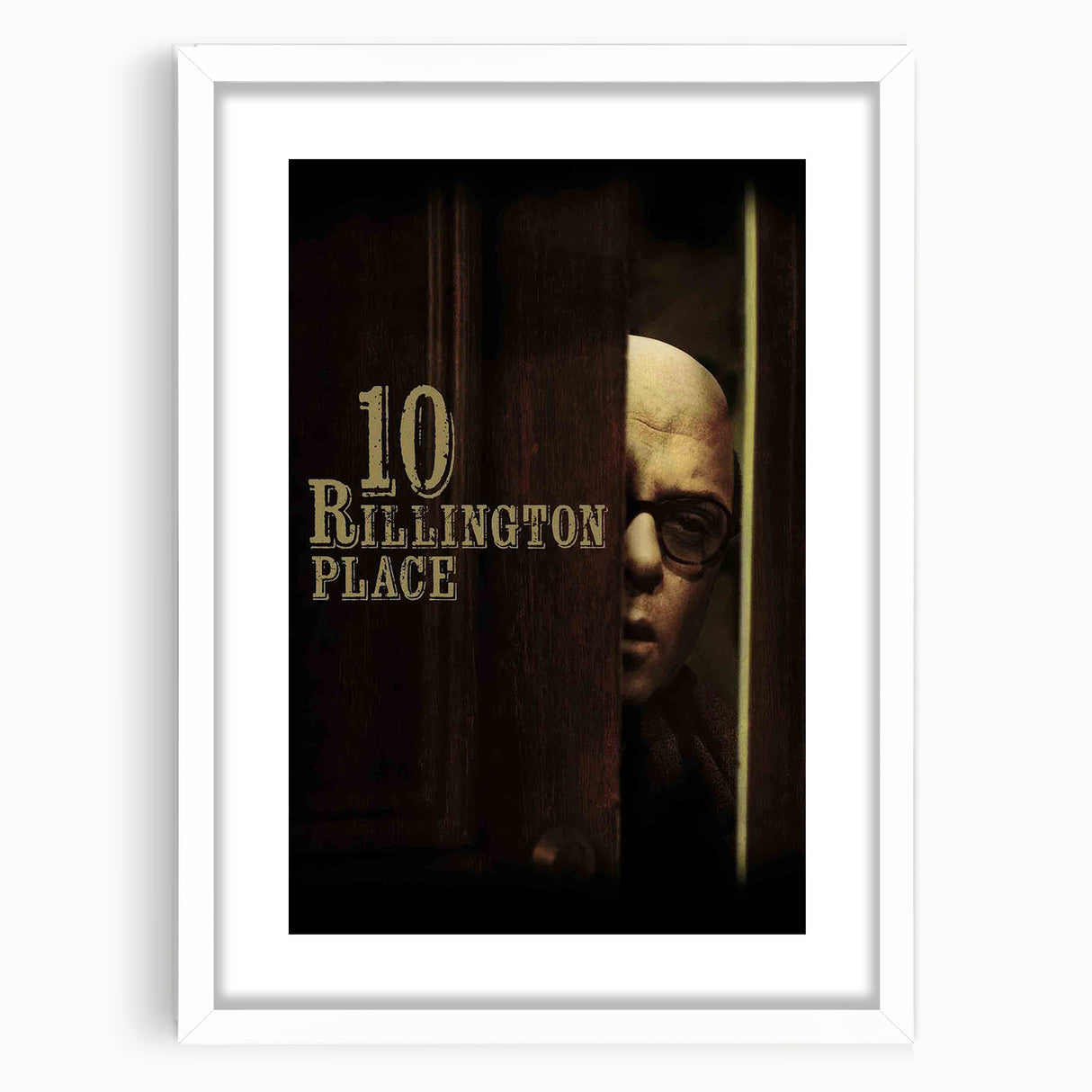 1970s Vintage Movie Poster – Classic 70s Film Art of 10 Rillington Place