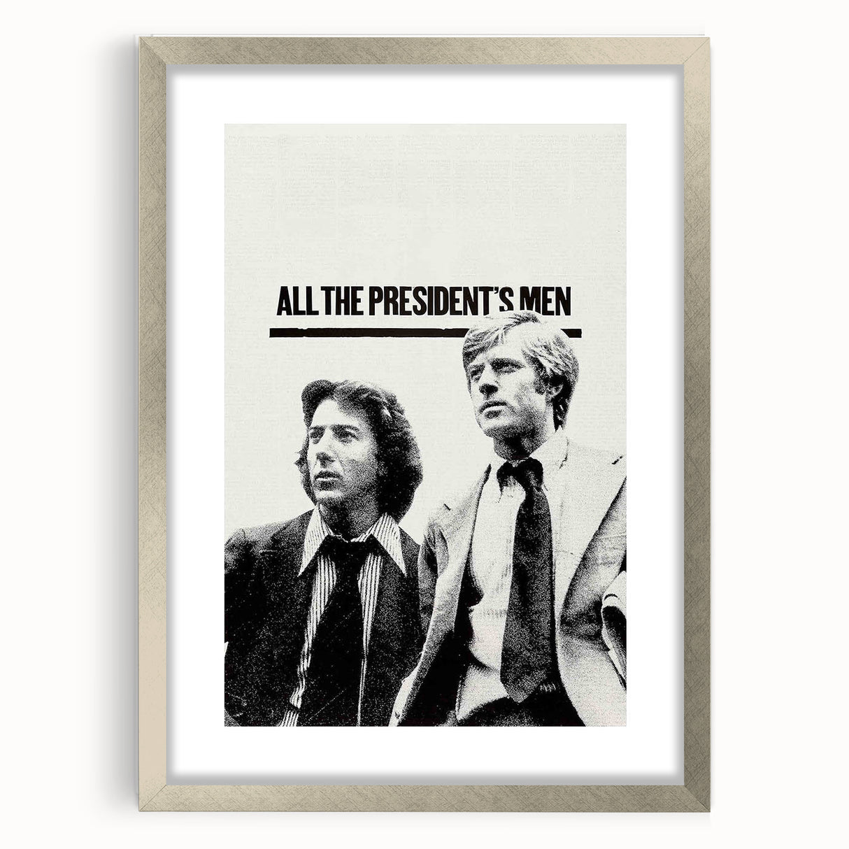 1970s Vintage Movie Poster All the President’s Men Classic Art