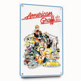 1970s Vintage Movie Poster American Graffiti Retro Film Art