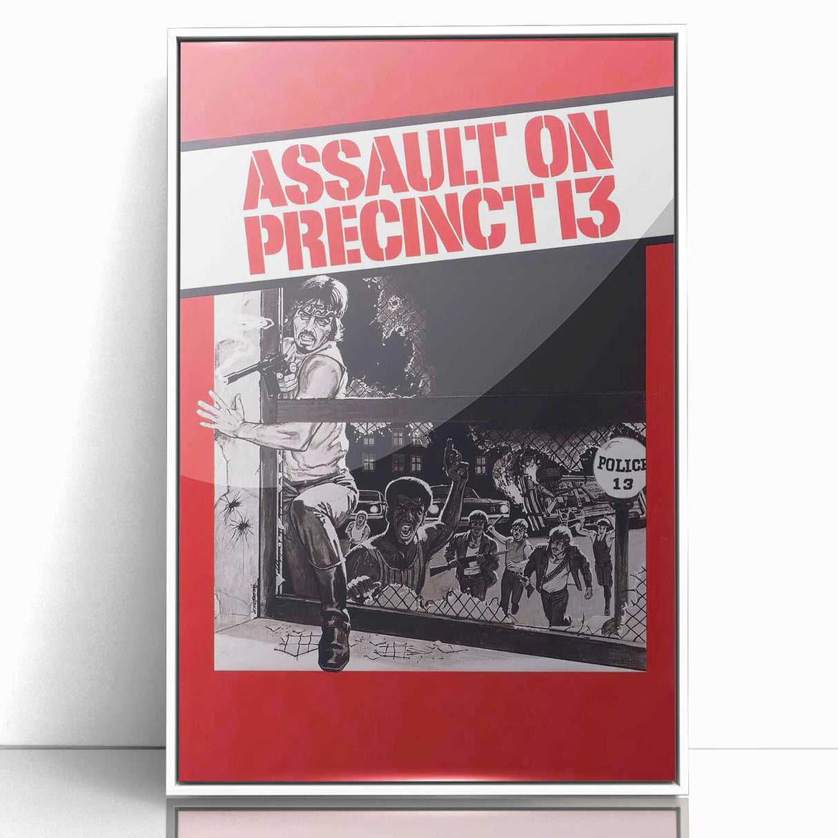 1970s Vintage Movie Poster Assault on Precinct 13 Retro Art