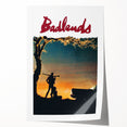 1970s Vintage Movie Poster Badlands Classic Crime Film Art