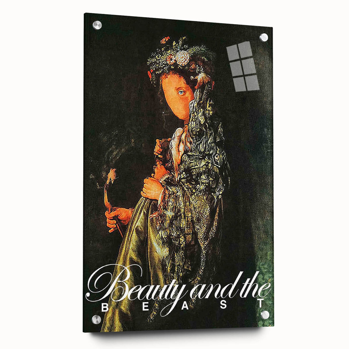 Beauty and the Beast 1970s Vintage Movie Poster Classic 70s Film Art