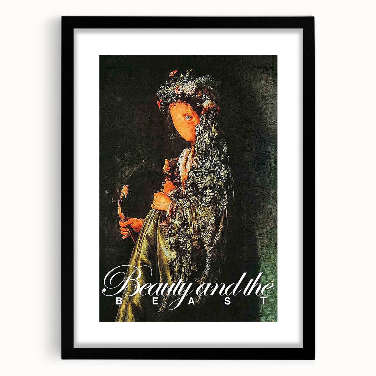 Beauty and the Beast 1970s Vintage Movie Poster Classic 70s Film Art