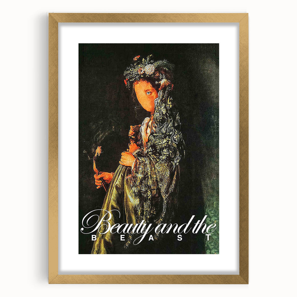 Beauty and the Beast 1970s Vintage Movie Poster Classic 70s Film Art