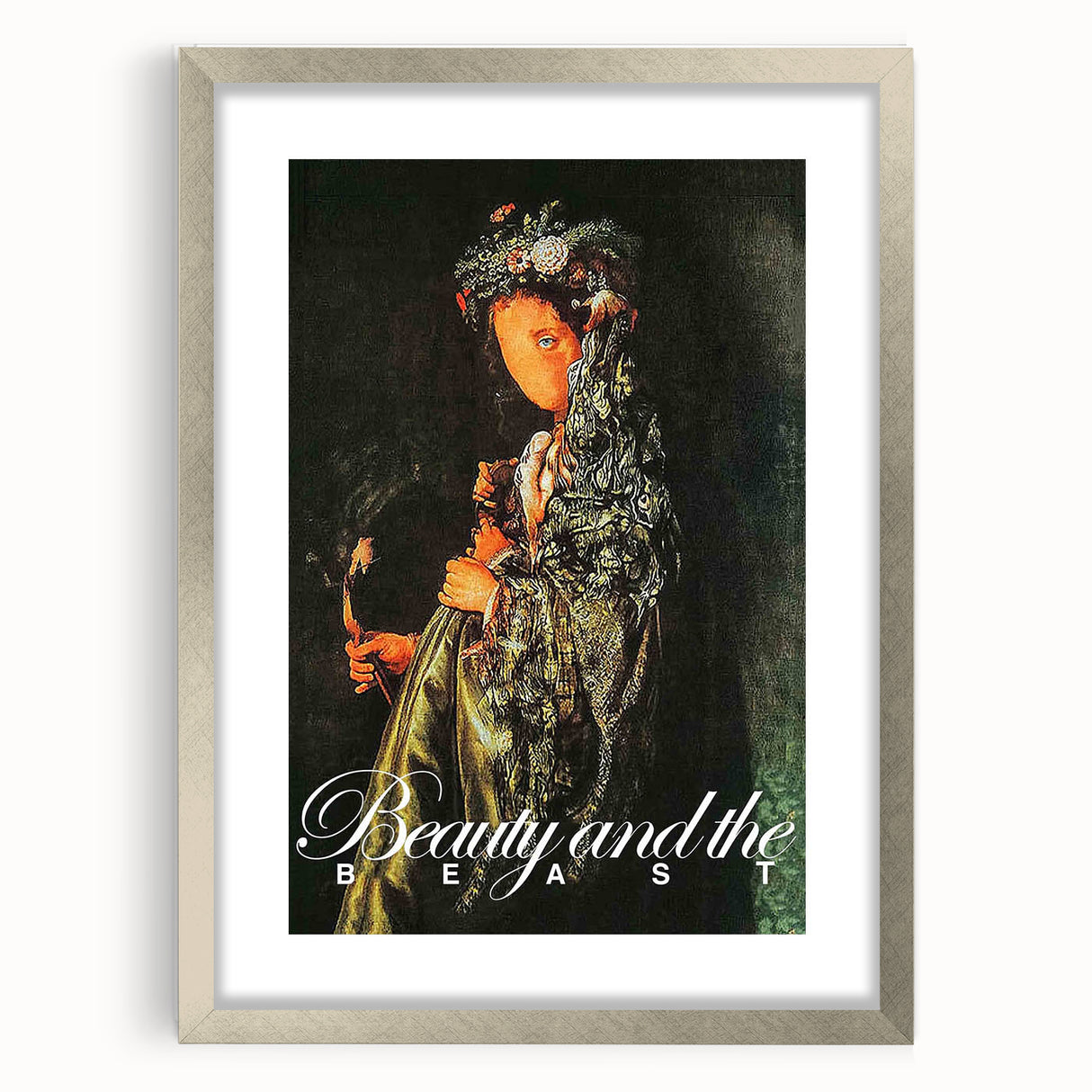 Beauty and the Beast 1970s Vintage Movie Poster Classic 70s Film Art