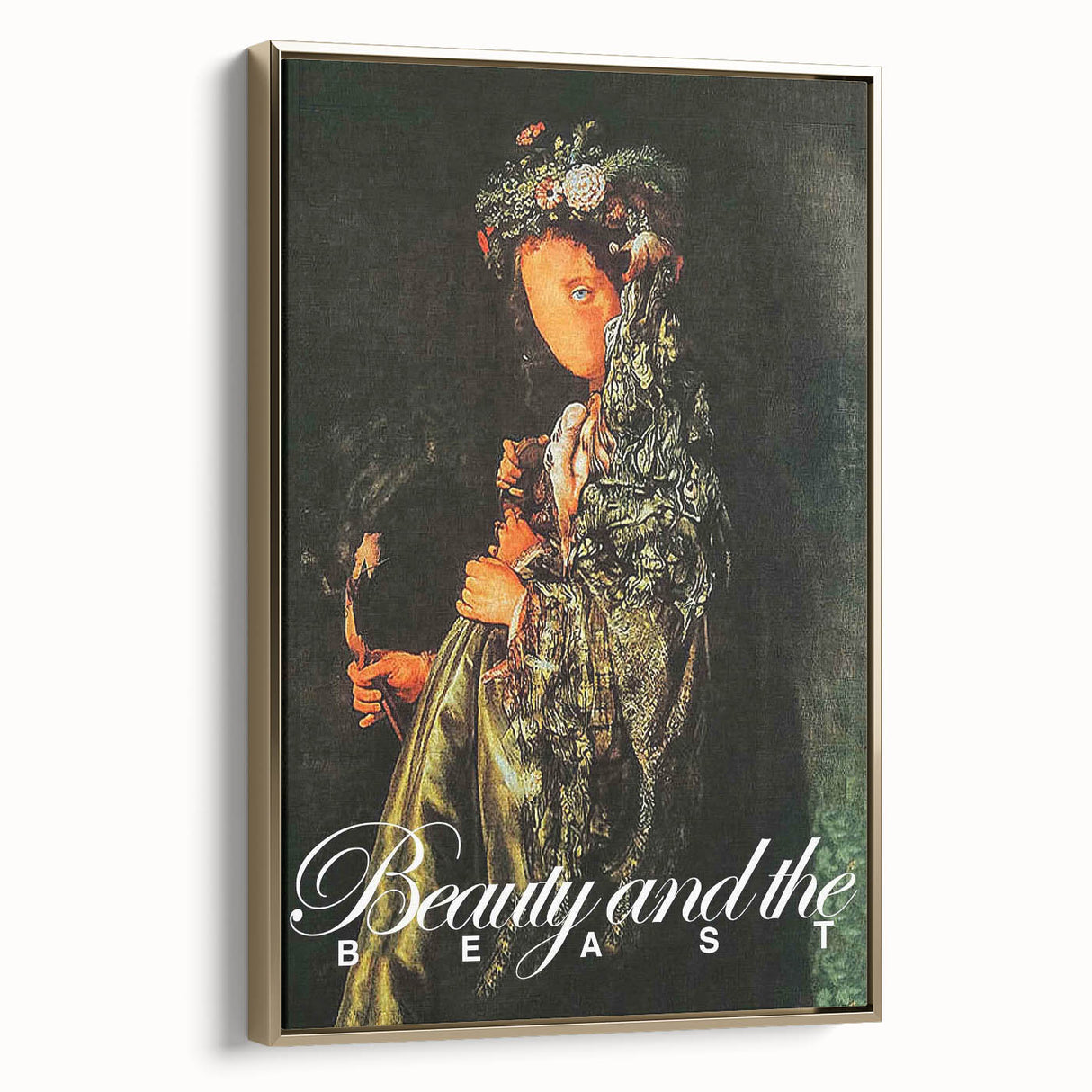 Beauty and the Beast 1970s Vintage Movie Poster Classic 70s Film Art