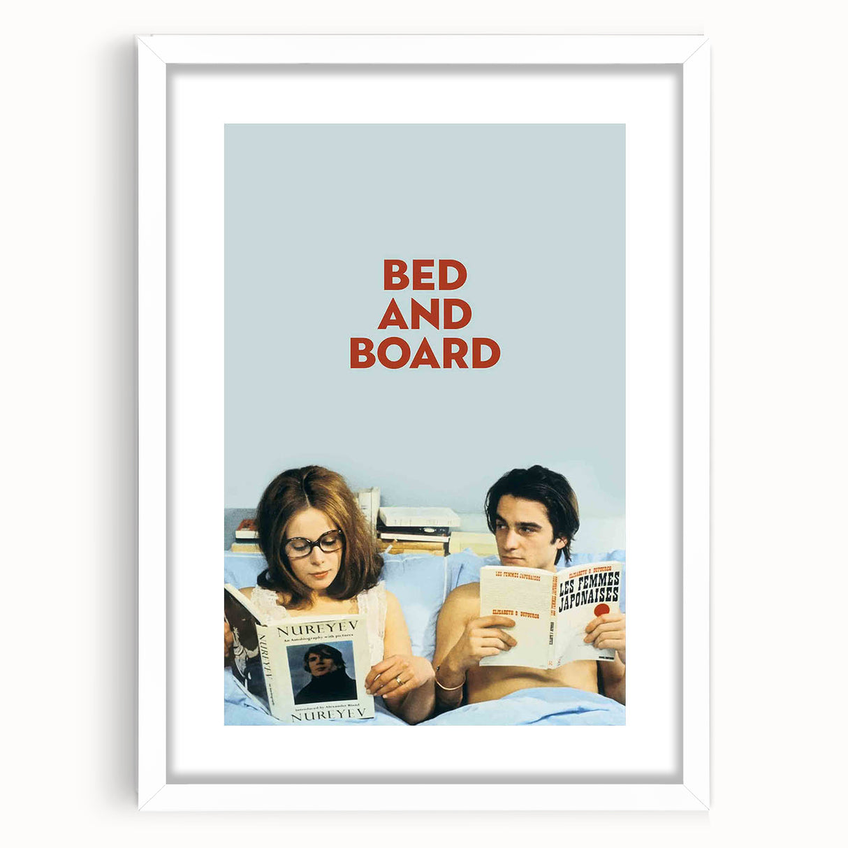 Bed and Board 1970s Vintage Movie Poster Classic 70s Film Art