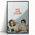 Bed and Board 1970s Vintage Movie Poster Classic 70s Film Art