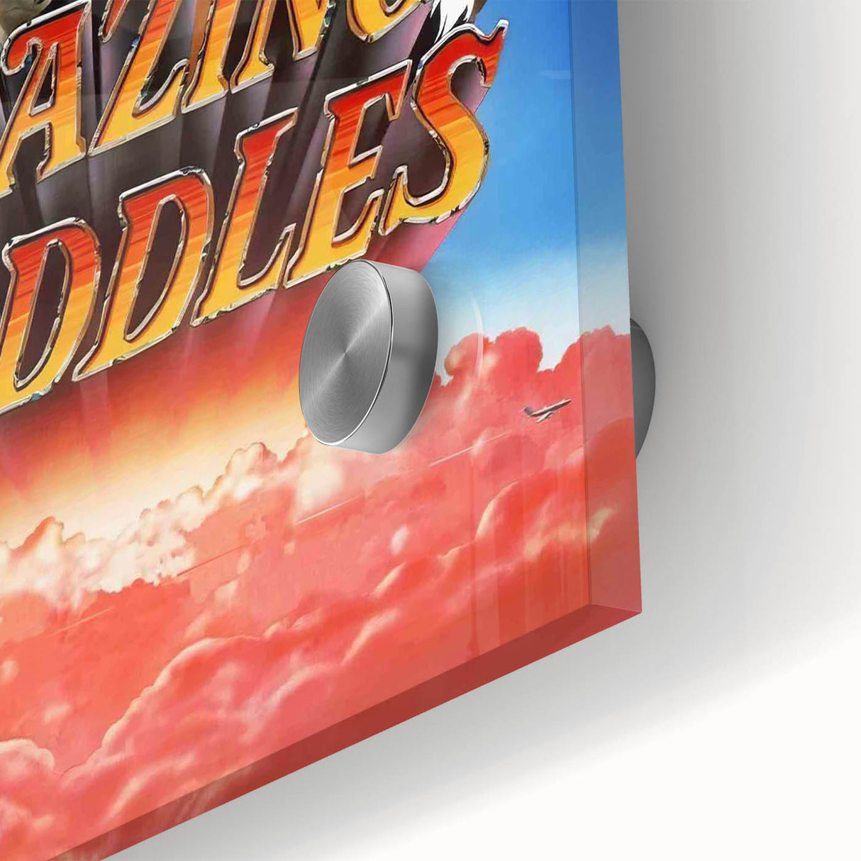 Blazing Saddles 1970s Vintage Movie Poster Classic 70s Film Art