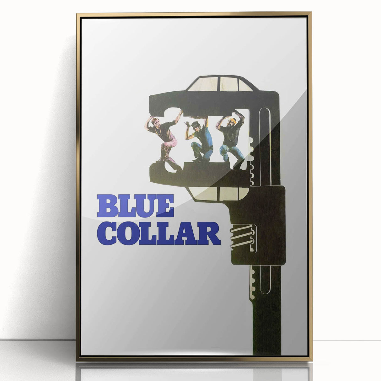 Blue Collar 1970s Vintage Movie Poster Classic 70s Film Art