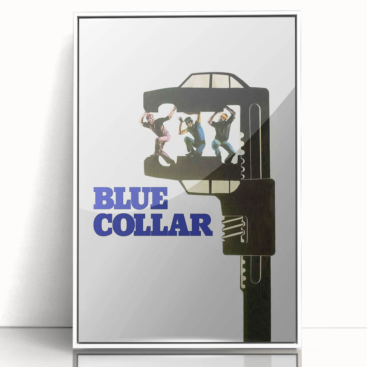 Blue Collar 1970s Vintage Movie Poster Classic 70s Film Art