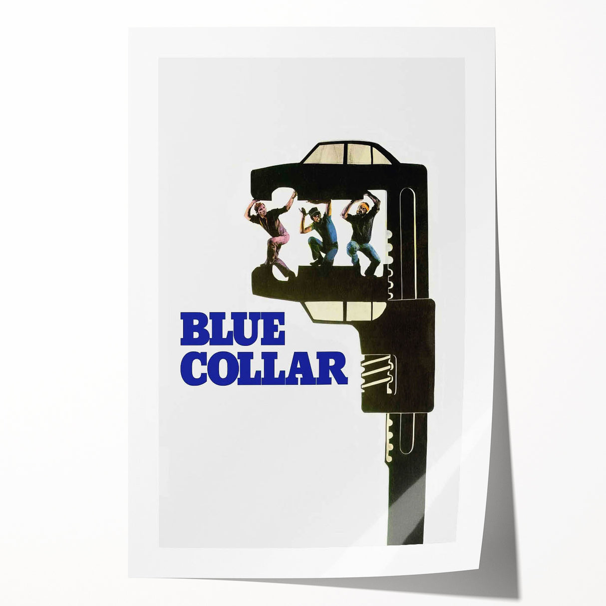 Blue Collar 1970s Vintage Movie Poster Classic 70s Film Art