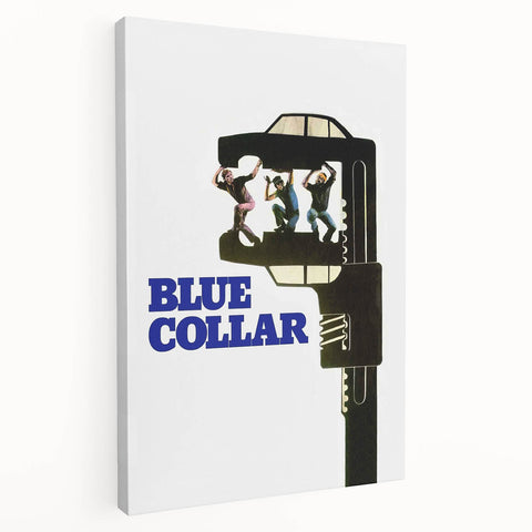 Blue Collar 1970s Vintage Movie Poster Classic 70s Film Art