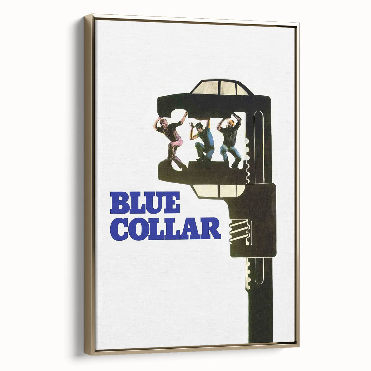 Blue Collar 1970s Vintage Movie Poster Classic 70s Film Art