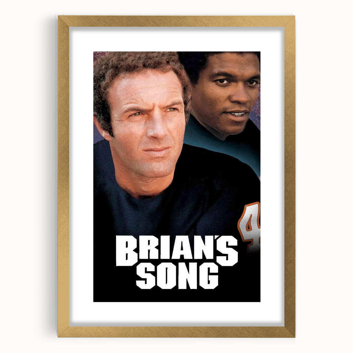 Brian’s Song 1970s Vintage Movie Poster Classic 70s Film Art