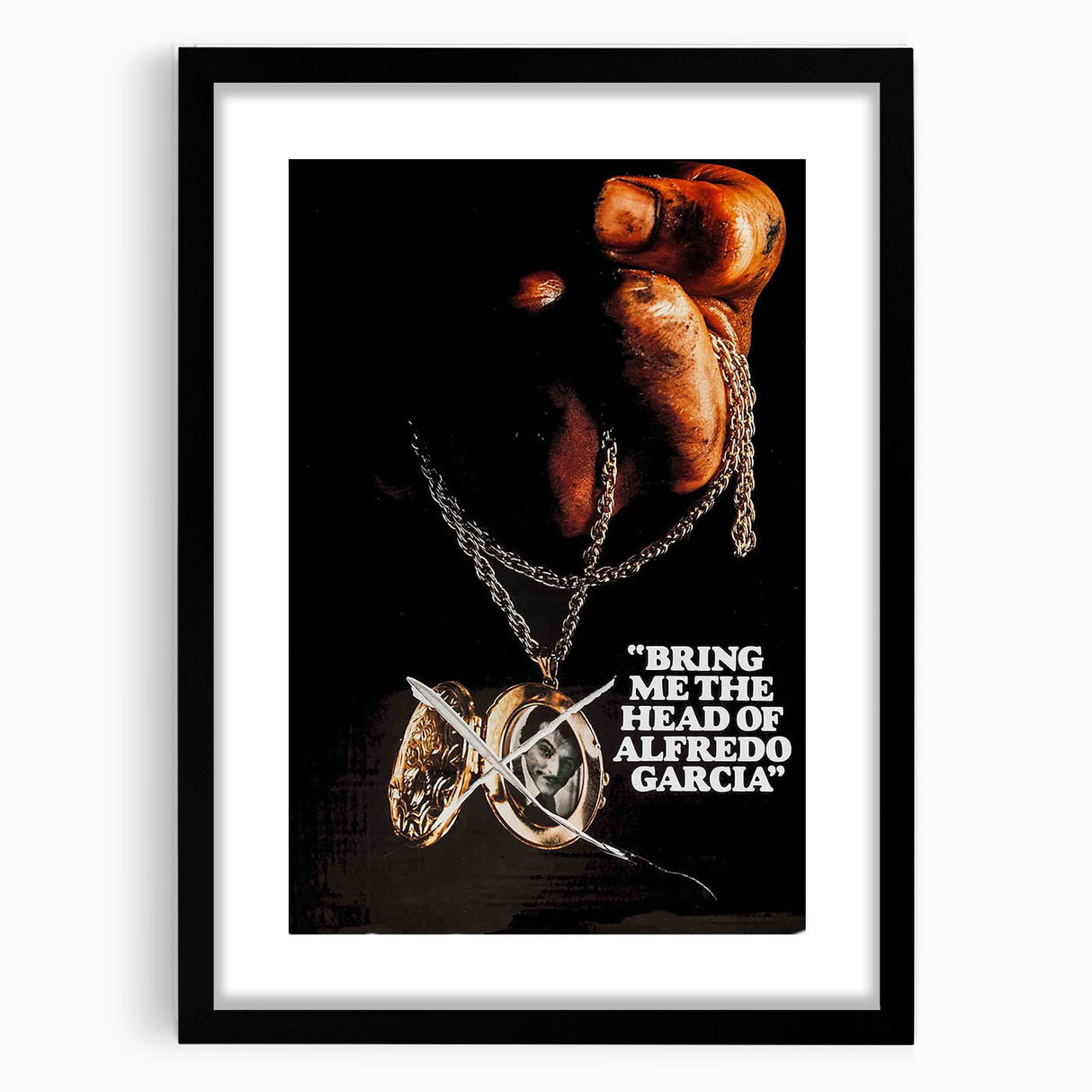 Bring Me the Head of Alfredo Garcia 1970s Vintage Movie Poster
