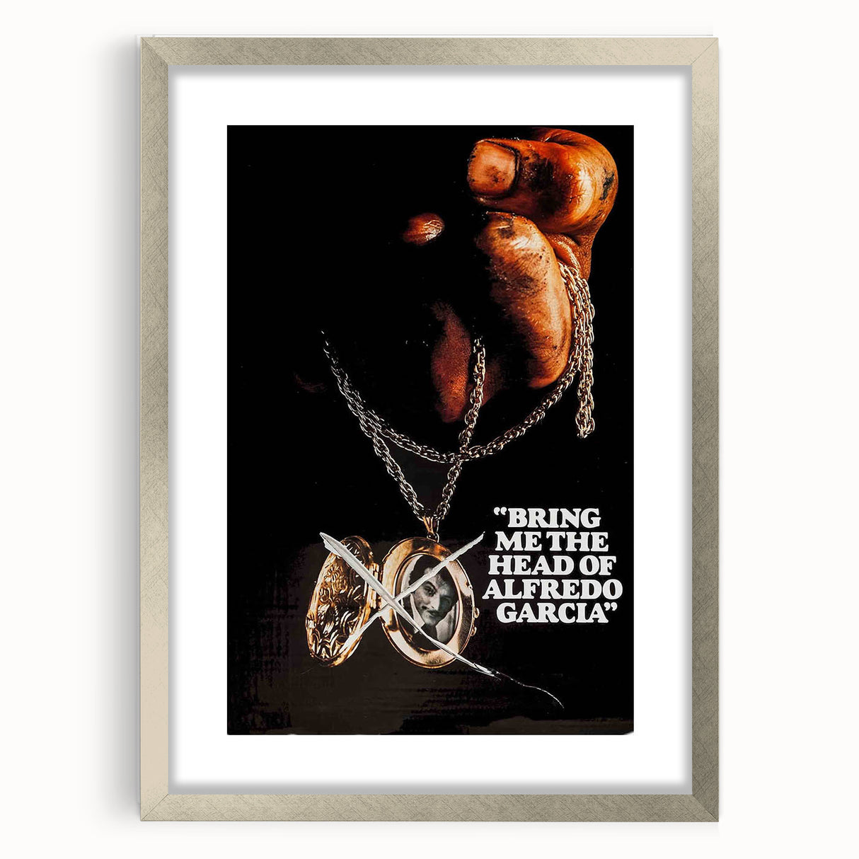 Bring Me the Head of Alfredo Garcia 1970s Vintage Movie Poster