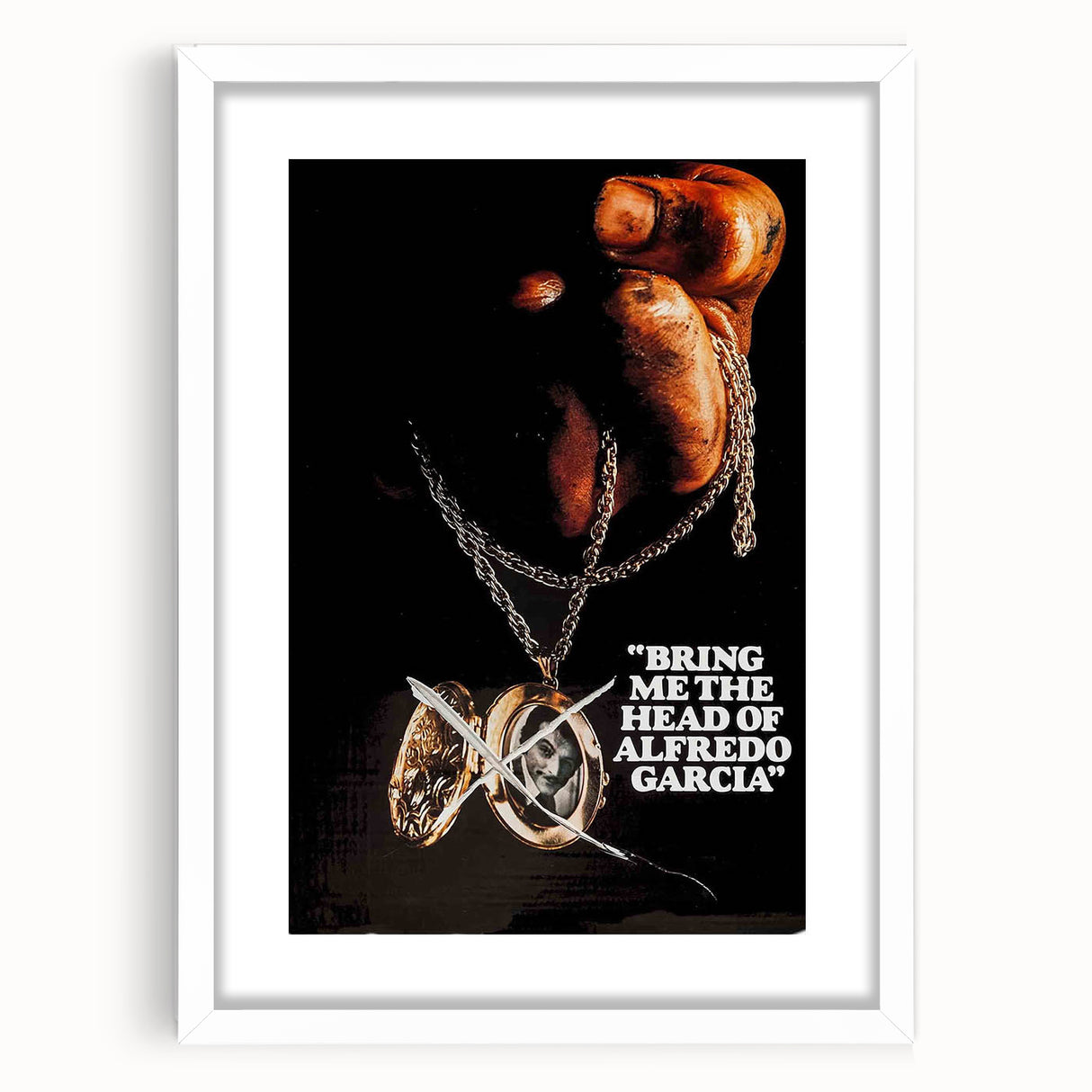 Bring Me the Head of Alfredo Garcia 1970s Vintage Movie Poster