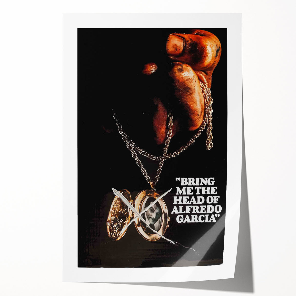 Bring Me the Head of Alfredo Garcia 1970s Vintage Movie Poster