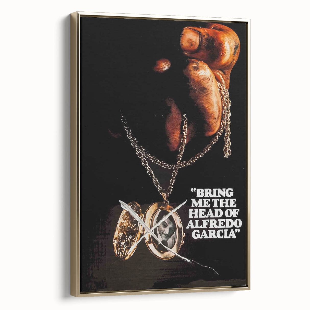 Bring Me the Head of Alfredo Garcia 1970s Vintage Movie Poster