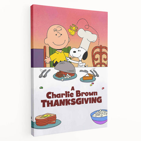 1970s Vintage Movie Poster – Classic 70s Film Art of A Charlie Brown Thanksgiving