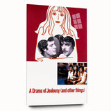 1970s Vintage Movie Poster – Classic 70s Film Art of A Drama of Jealousy