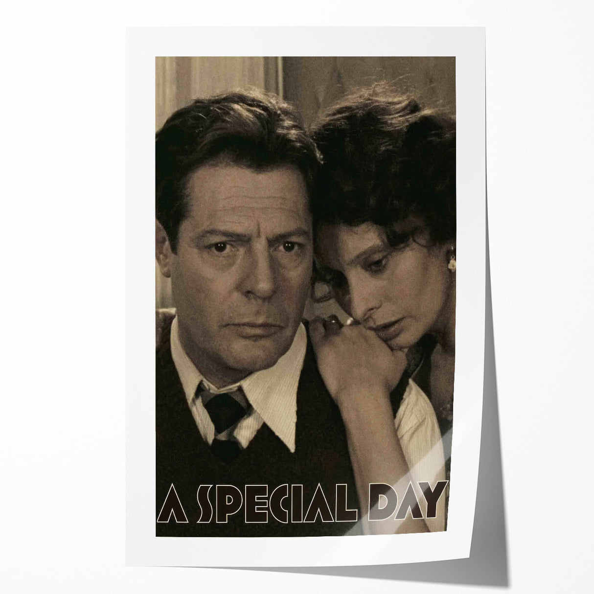 1970s Vintage Movie Poster – Classic 70s Film Art of A Special Day