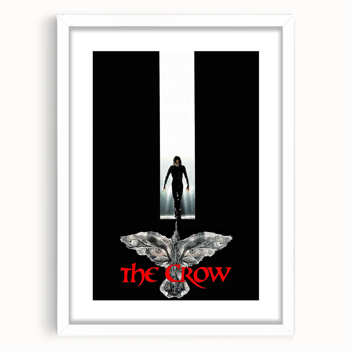 1990s Vintage Movie Poster – Classic 90s Film Art – The Crow