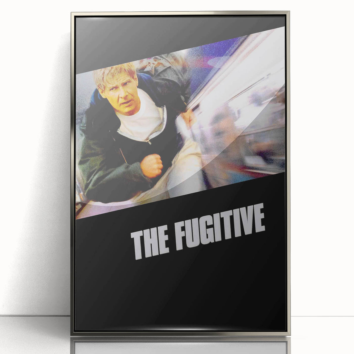 1990s Vintage Movie Poster – The Fugitive Retro 1990s Movie Print