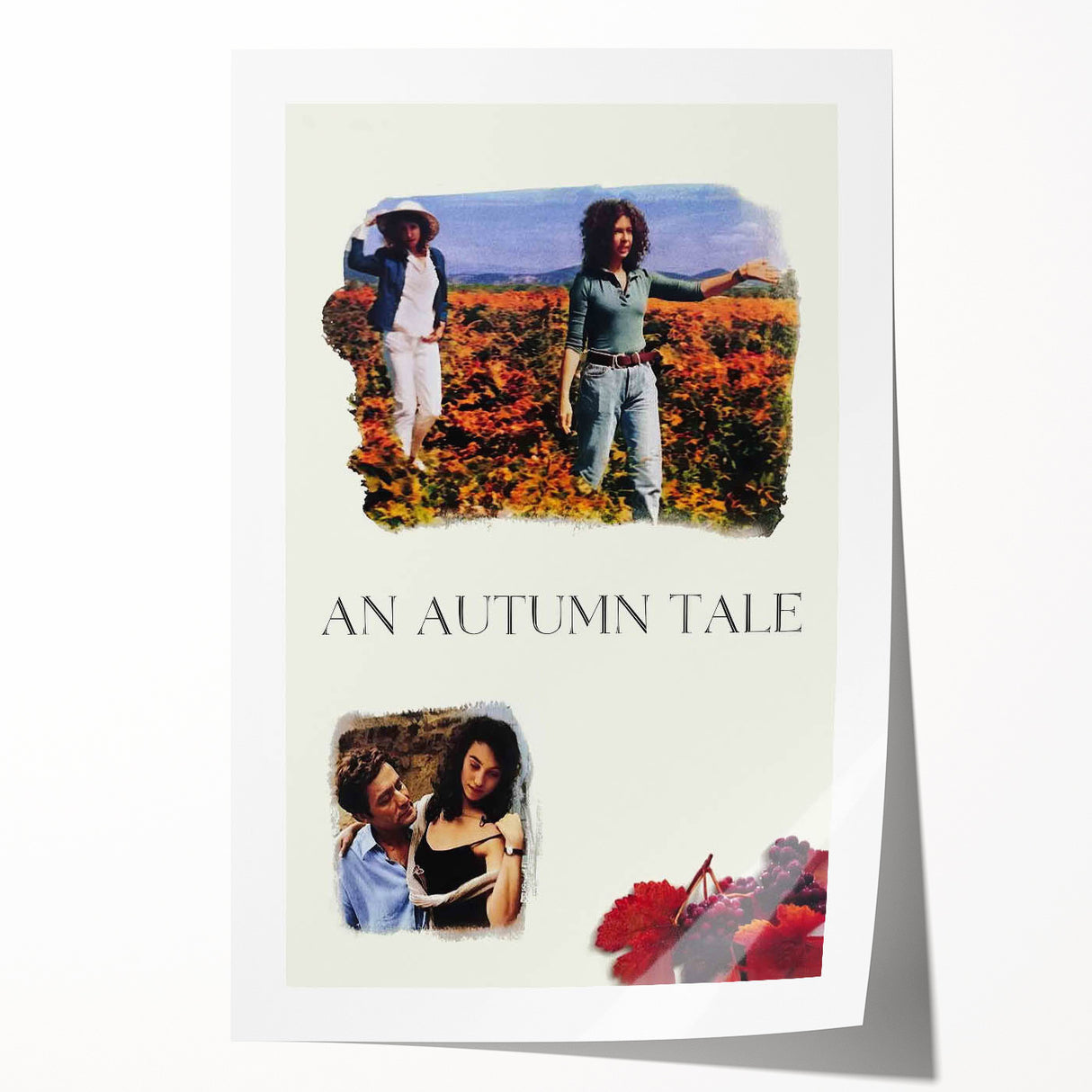 1990s Vintage Movie Poster - Classic 90s Film Art - An Autumn Tale