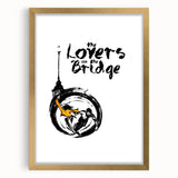 1990s Vintage Movie Poster - Classic 90s Film Art - The Lovers on the Bridge