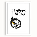 1990s Vintage Movie Poster - Classic 90s Film Art - The Lovers on the Bridge