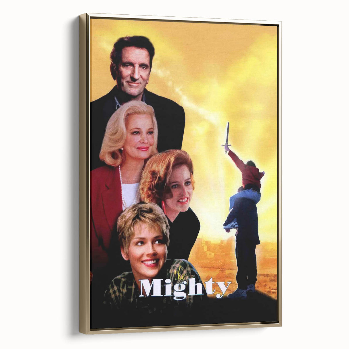 1990s Vintage Movie Poster - Classic 90s Film Art - The Mighty