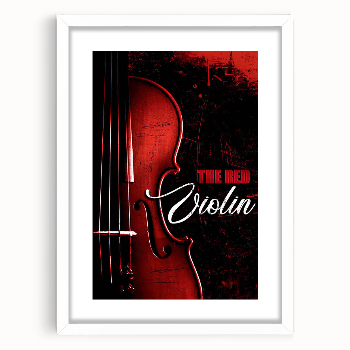 1990s Vintage Movie Poster - Classic 90s Film Art - The Red Violin