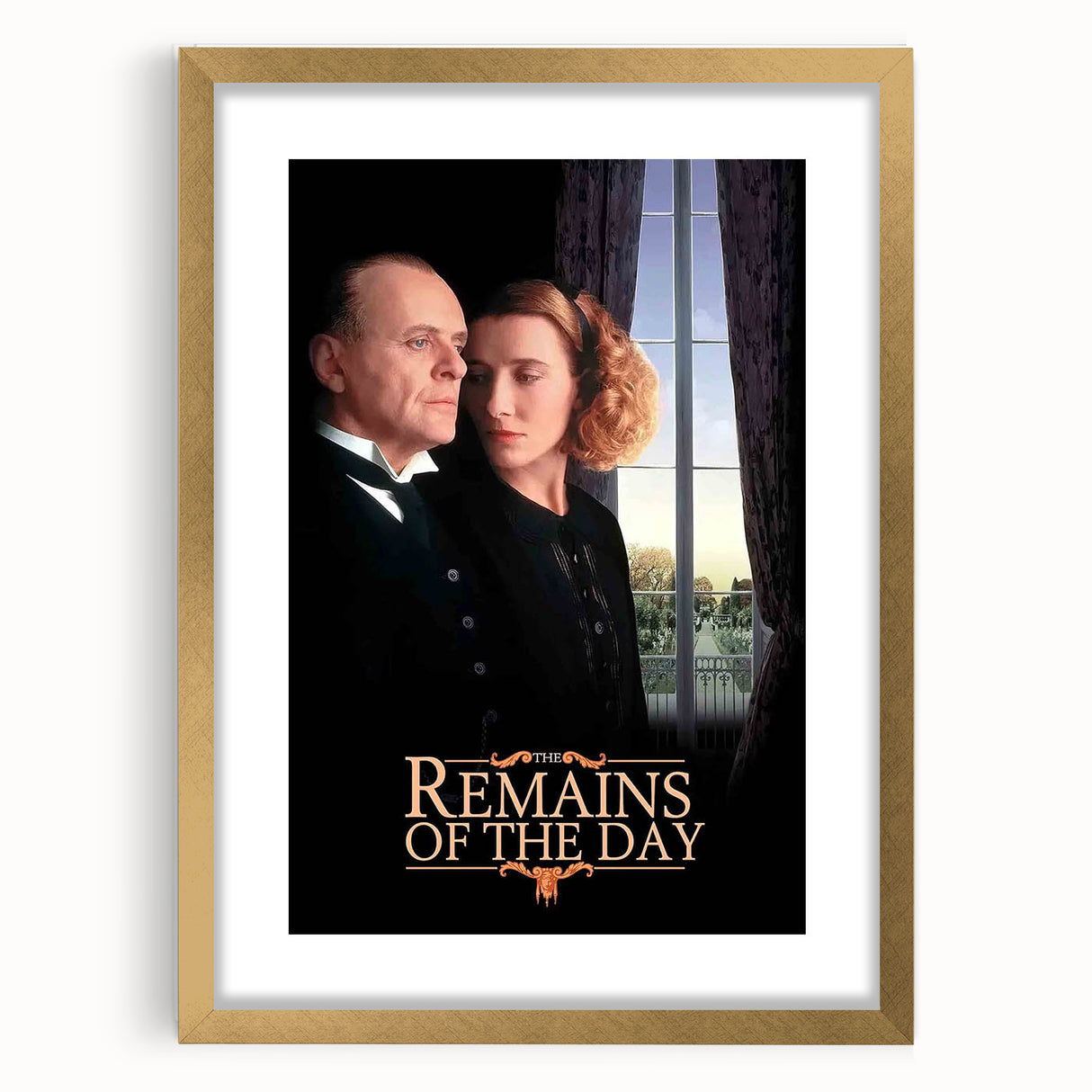 1990s Vintage Movie Poster - Classic 90s Film Art - The Remains of the Day