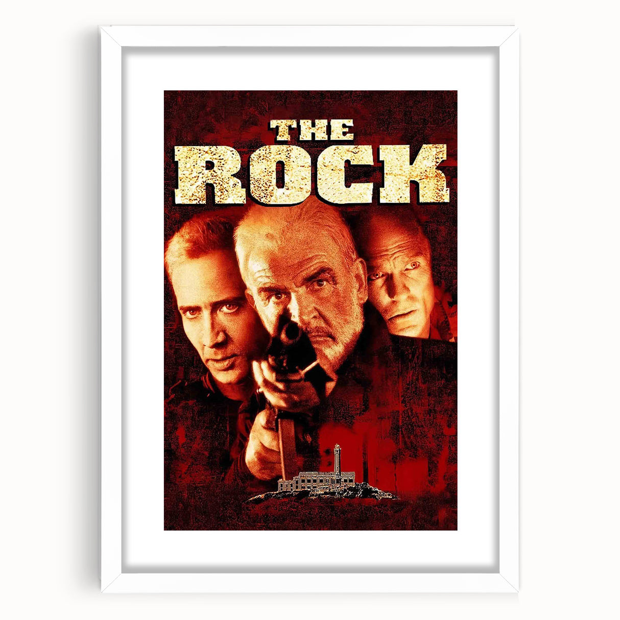 1990s Vintage Movie Poster - Classic 90s Film Art - The Rock