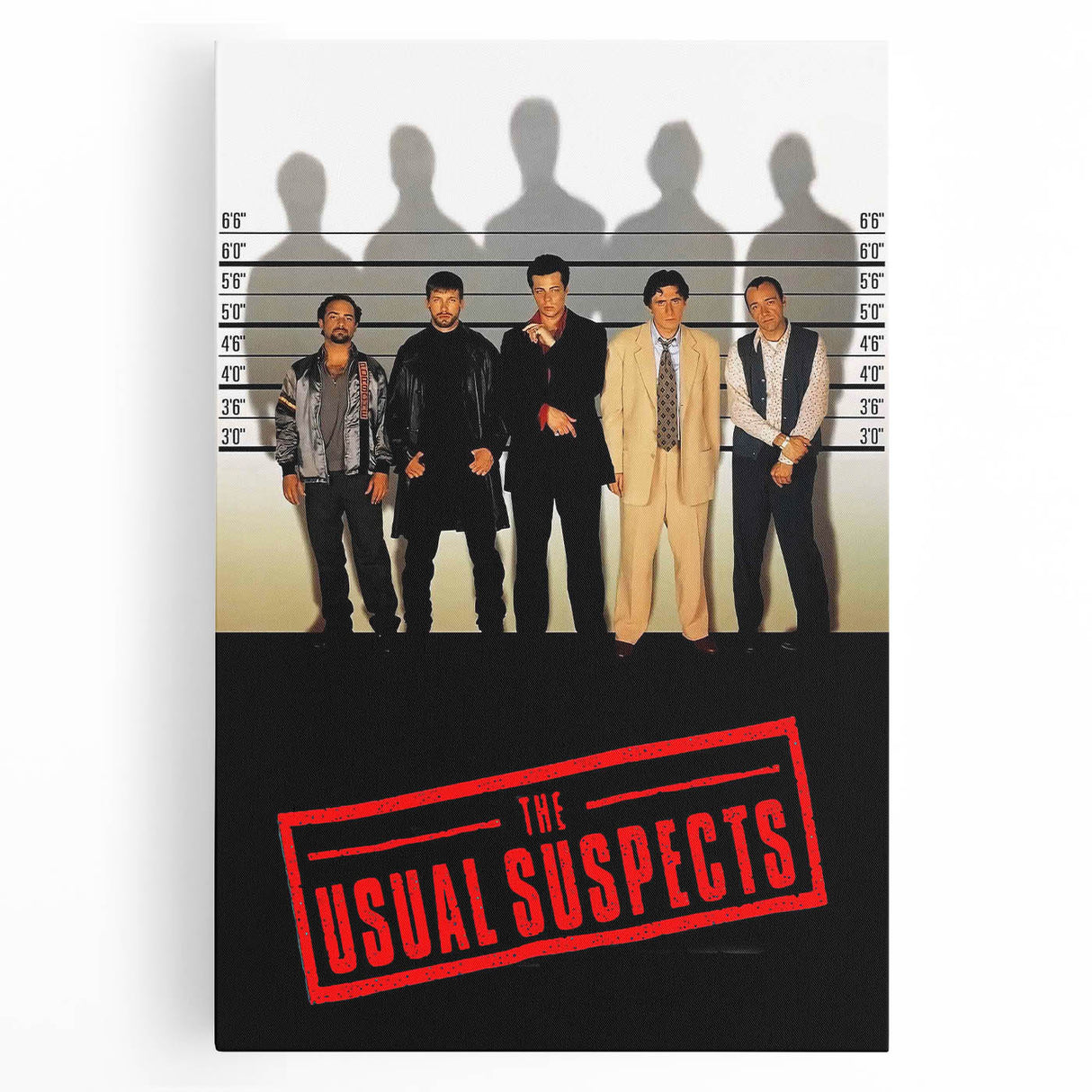 1990s Vintage Movie Poster - Classic 90s Film Art - The Usual Suspects