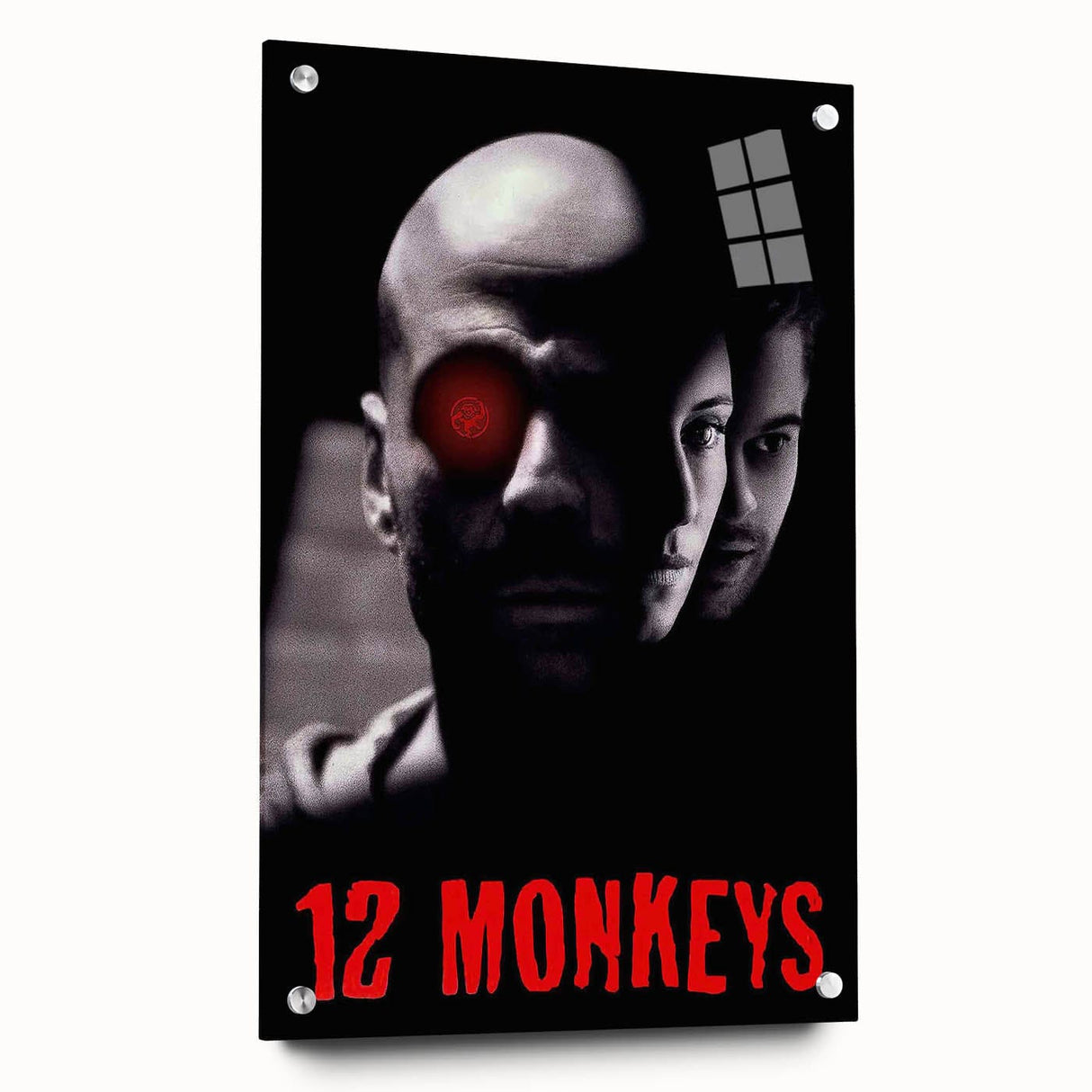 1990s Vintage Movie Poster – Classic 90s Sci-Fi Thriller Film Print