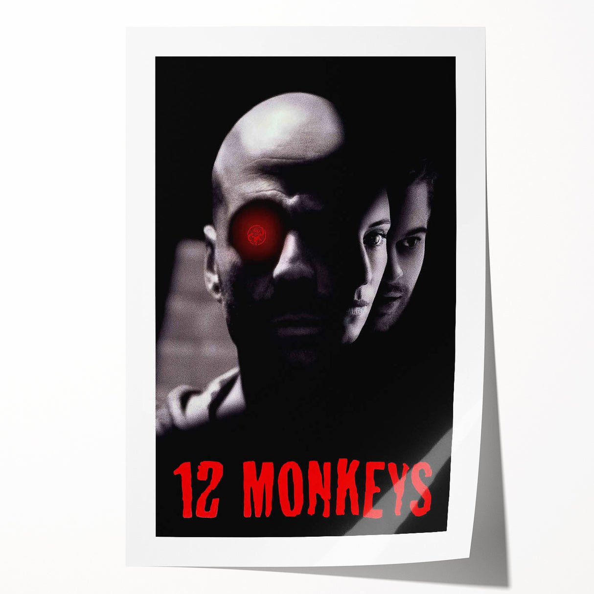 1990s Vintage Movie Poster – Classic 90s Sci-Fi Thriller Film Print